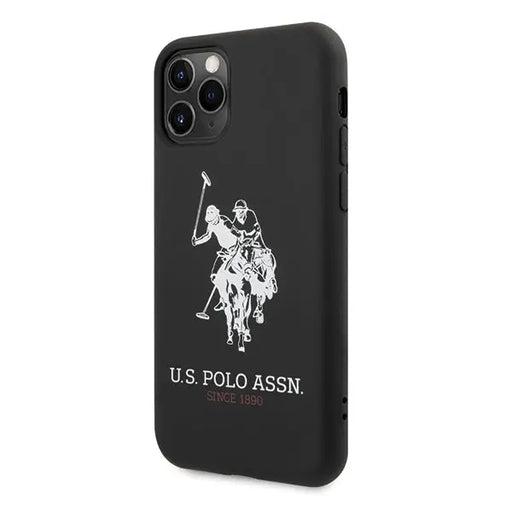 US Polo USHCN65SLHRBK iPhone 11 Pro Max czarny/black Silicone Collection - Cell phone cases and covers<<<HurtelXML