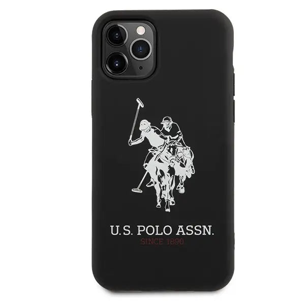 US Polo USHCN65SLHRBK iPhone 11 Pro Max czarny/black Silicone Collection - Cell phone cases and covers<<<HurtelXML