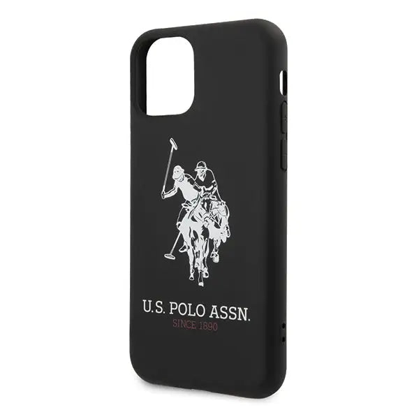 US Polo USHCN65SLHRBK iPhone 11 Pro Max czarny/black Silicone Collection - Cell phone cases and covers<<<HurtelXML