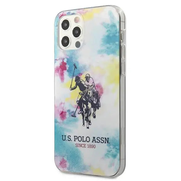 US Polo USHCP12LPCUSML iPhone 12 Pro Max 6,7’’ multicolor Tie & Dye Collection - Cell phone cases and covers<<<HurtelXML