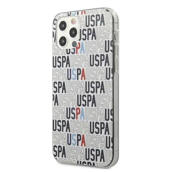 US Polo USHCP12LPCUSPA6 iPhone 12 Pro Max 6,7’’ biały/white Logo Mania Collection - Cell phone cases