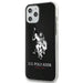 US Polo USHCP12LTPUHRBK iPhone 12 Pro Max 6,7’’ czarny/black Shiny Big Logo - Cell phone cases and covers<<<HurtelXML