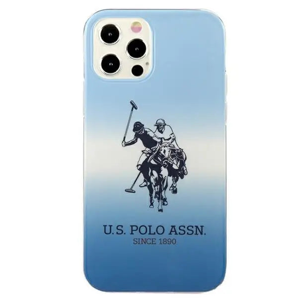 US Polo USHCP12MPCDGBL iPhone 12/12 Pro 6,1’’ niebieski/blue Gradient Collection - Cell phone cases