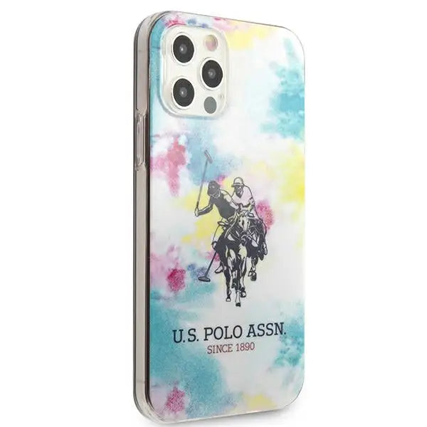 US Polo USHCP12MPCUSML iPhone 12/12 Pro 6,1’’ multicolor Tie & Dye Collection - Cell phone cases and covers<<<HurtelXML