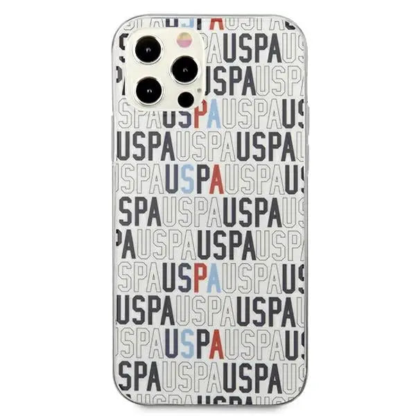 US Polo USHCP12MPCUSPA6 iPhone 12/12 Pro 6,1’’ biały/white Logo Mania Collection - Cell phone cases