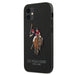 US Polo USHCP12SPUGFLBK iPhone 12 mini 5,4’’ czarny/black Polo Embroidery Collection - Cell phone cases
