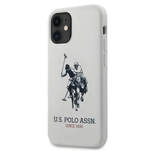 US Polo USHCP12SSLHRWH iPhone 12 mini 5,4’’ biały/white Silicone Collection - Cell phone cases and covers<<<HurtelXML