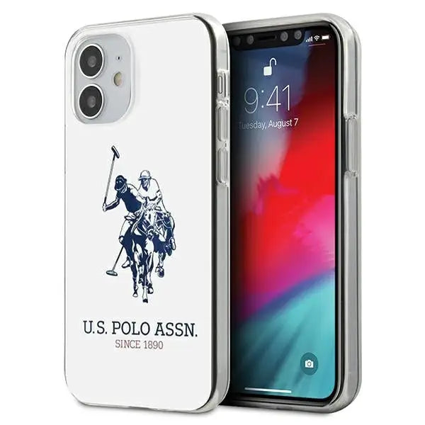 US Polo USHCP12STPUHRWH iPhone 12 mini 5,4’’ biały/white Shiny Big Logo - Cell phone cases and covers<<<HurtelXML