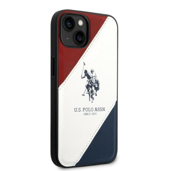 US Polo USHCP14SPSO3 iPhone 14 6.1’’ white/white Tricolor Embossed - Cell phone cases and covers<<<HurtelXML