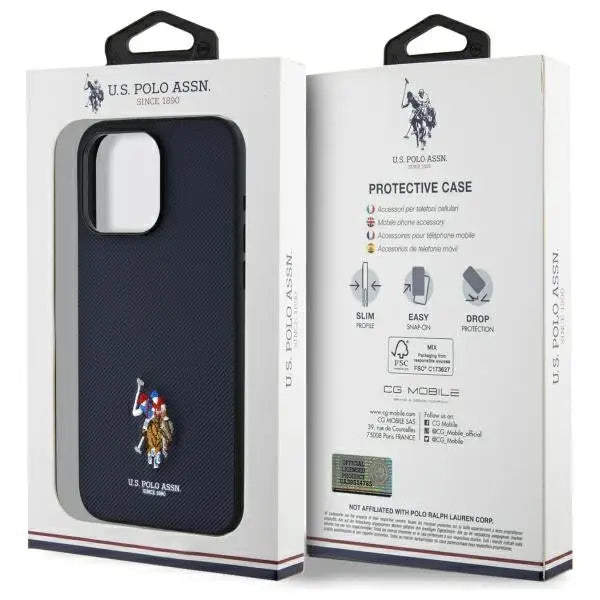 US Polo USHCP15XPEMV iPhone 15 Pro Max 6.7’’ Navy Embroidered DH Color - Cell phone cases and covers<<<HurtelXML