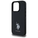 US Polo USHCP15XPGEK iPhone 15 Pro Max 6.7’’ black/black Leather Embroidered DH Color - Cell phone cases