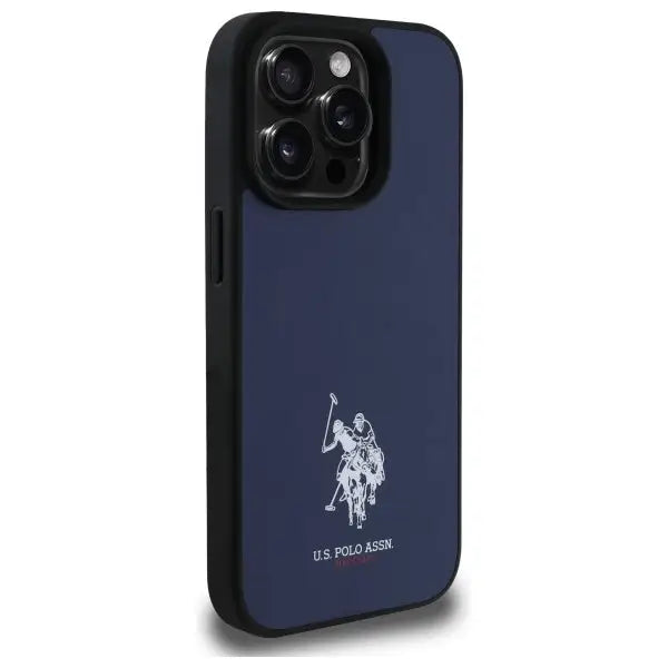 US Polo USHCP15XPGEV iPhone 15 Pro Max 6.7’’ Navy Leather Embroidered DH Color - Cell phone cases and covers<<<HurtelXML