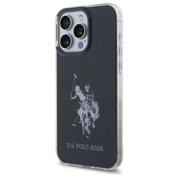 US Polo USHCP15XTPUHRBK iPhone 15 Pro Max 6.7’’ black/black Shiny Big Logo - Cell phone cases and covers<<<HurtelXML