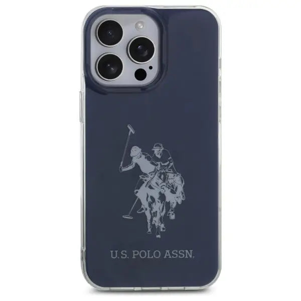 US Polo USHCP15XTPUHRBV iPhone 15 Pro Max 6.7’’ blue/blue Shiny Big Logo - Cell phone cases and covers<<<HurtelXML