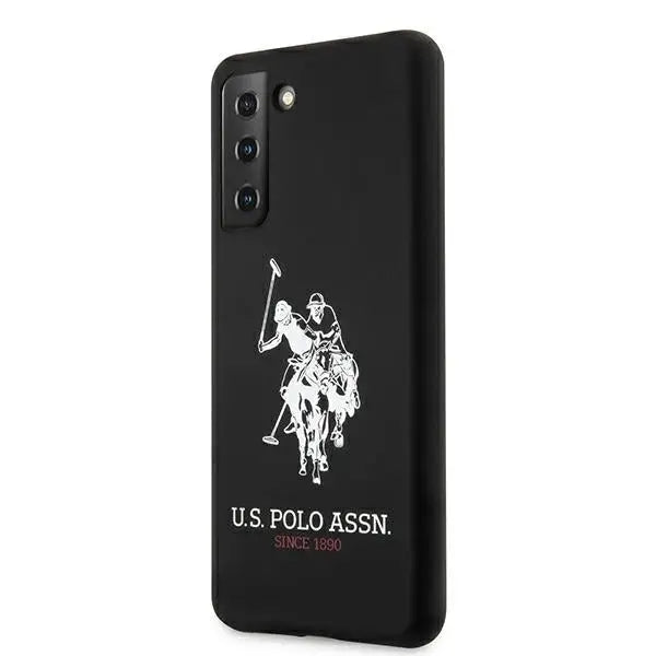 US Polo USHCS21MSLHRBK S21+ G996 czarny/black Silicone Logo - Cell phone cases and covers<<<HurtelXML