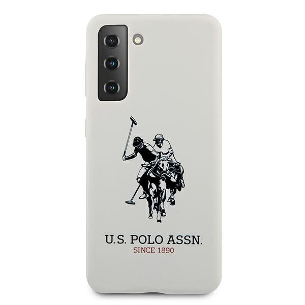 US Polo USHCS21MSLHRWH S21+ G996 biały/white Silicone Logo - Cell phone cases and covers<<<HurtelXML