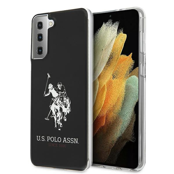 US Polo USHCS21MTPUHRBK S21+ G996 czarny/black Shiny Big Logo - Cell phone cases and covers<<<HurtelXML