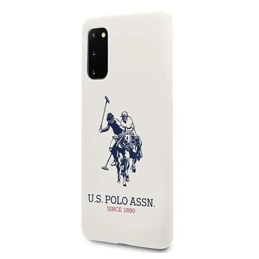 US Polo USHCS62SLHRWH S20 G980 biały/white Silicone Collection - Cell phone cases and covers<<<HurtelXML