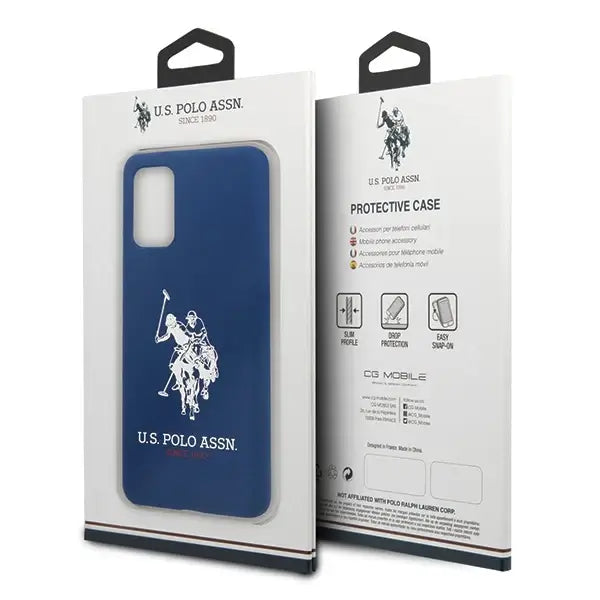 US Polo USHCS67SLHRNV S20+ G985 granatowy/navy Silicone Collection - Cell phone cases and covers<<<HurtelXML