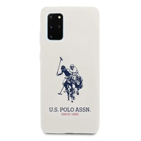 US Polo USHCS67SLHRWH S20+ G985 biały/white Silicone Collection - Cell phone cases and covers<<<HurtelXML