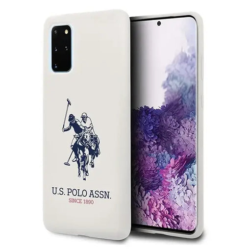 US Polo USHCS67SLHRWH S20+ G985 biały/white Silicone Collection - Cell phone cases and covers<<<HurtelXML