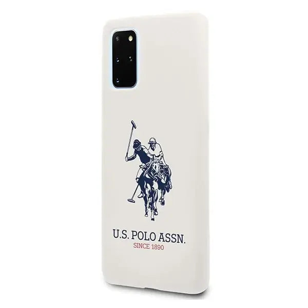 US Polo USHCS67SLHRWH S20+ G985 biały/white Silicone Collection - Cell phone cases and covers<<<HurtelXML