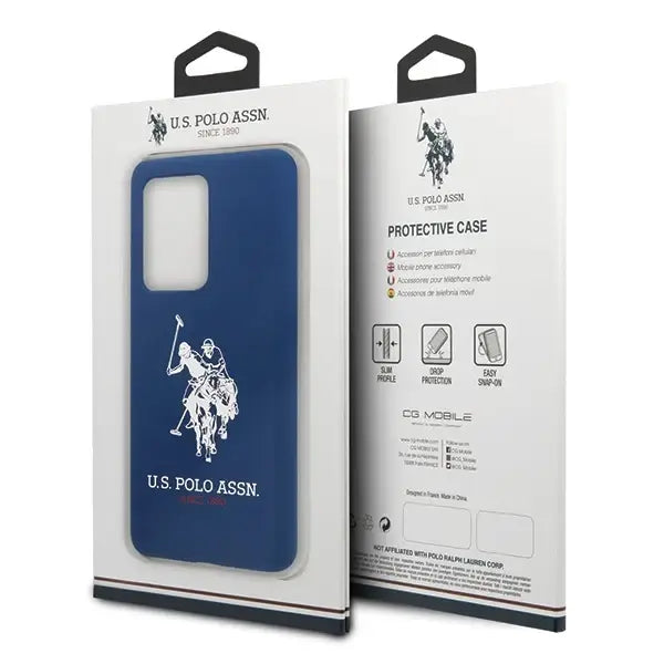 US Polo USHCS69SLHRNV S20 Ultra G988 granatowy/navy Silicone Collection - Cell phone cases and covers<<<HurtelXML