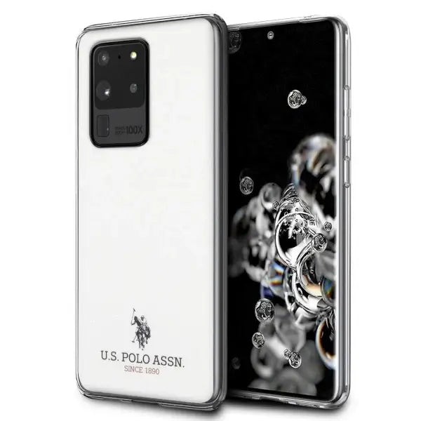 US Polo USHCS69TPUWH S20 Ultra G988 biały/white Shiny - Cell phone cases and covers<<<HurtelXML
