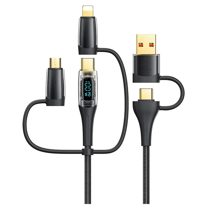 CABLE USAMS 6in1 100W TYPE-C 2 m SJ626
