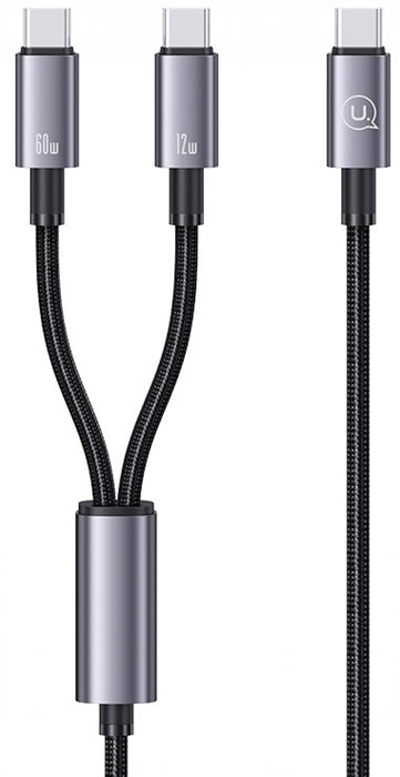 Cable Usams SJ740 72W 2In1 Aluminum Alloy 1.2m SJ740USB101