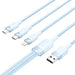 USB 2.0 A to 3in1 3A cable Vention CTPLG 1.5M (blue) - USB cables<<<Cables<<<IT Accessories<<<InnproXML