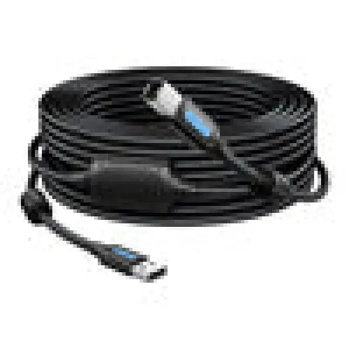 USB 2.0 A to USB-B cable with ferrite core Vention COQBL 2A 10m Black PVC - USB cables<<<Cables<<<IT