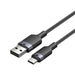 USB 2.0 A to USB-C 3A cable Vention CTNBH 2M (black) - USB cables<<<Cables<<<IT Accessories<<<InnproXML