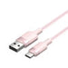 USB 2.0 A to USB-C 3A cable Vention CTNPH 2M (pink) - USB cables<<<Cables<<<IT Accessories<<<InnproXML