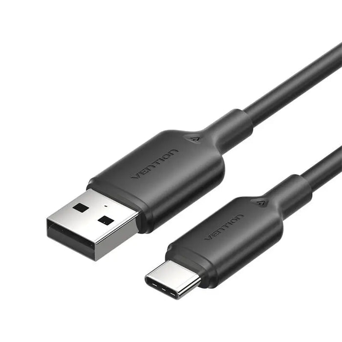 USB 2.0 A to USB-C 3A cable Vention CTQBF 1M (black) - USB cables<<<Cables<<<IT Accessories<<<InnproXML