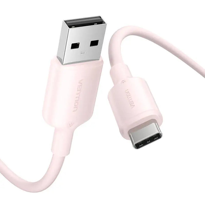 USB 2.0 A to USB-C 3A cable Vention CTQPH 2M (pink) - USB cables<<<Cables<<<IT Accessories<<<InnproXML