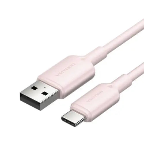 USB 2.0 A to USB-C 3A cable Vention CTQPH 2M (pink) - USB cables<<<Cables<<<IT Accessories<<<InnproXML