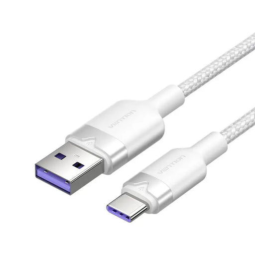 USB 2.0 A to USB-C 6A Vention CTOWH 2M cable (white) - USB cables<<<Cables<<<IT Accessories<<<InnproXML