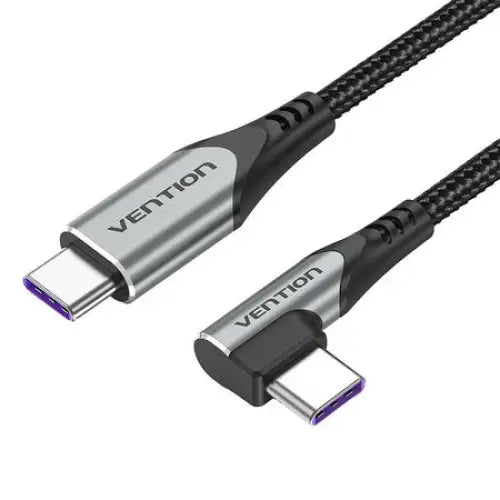 USB 2.0 angle cable Vention TAKHG C to C 5A 1.5m (gray) - USB-C to USB-C<<<USB cables<<<GSM Accessories<<<InnproXML
