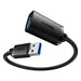 USB 2.0 extension cable 1.5m Baseus AirJoy Series - black - Cell phone cables<<<HurtelXML
