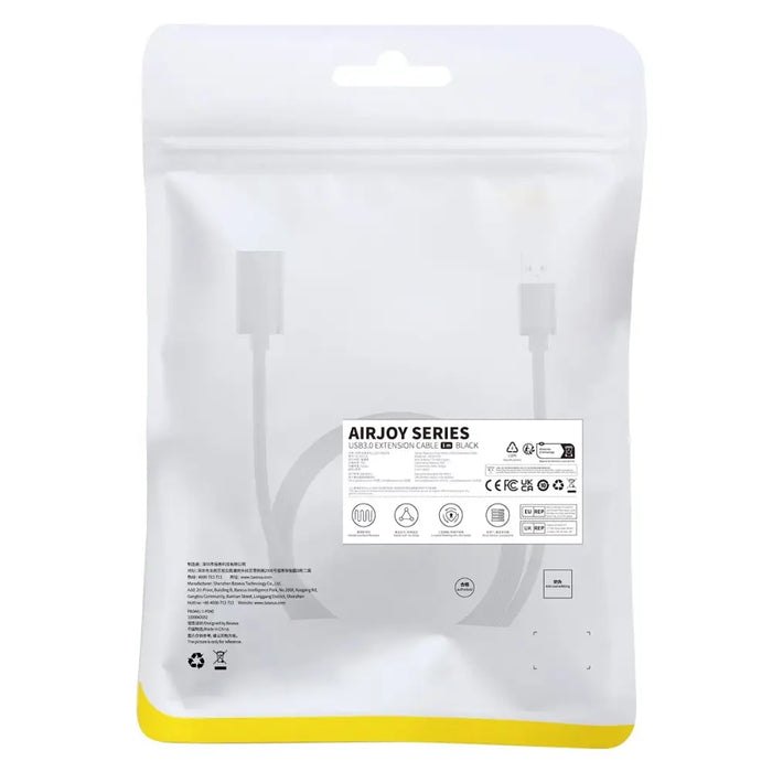 USB 2.0 extension cable 1.5m Baseus AirJoy Series - black - Cell phone cables<<<HurtelXML