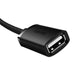 USB 2.0 Extension cable Baseus male to female AirJoy Series 0.5m (black) - USB cables<<<Cables<<<IT