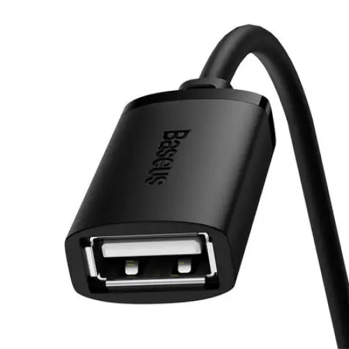 USB 2.0 Extension cable Baseus male to female AirJoy Series 0.5m (black) - USB cables<<<Cables<<<IT