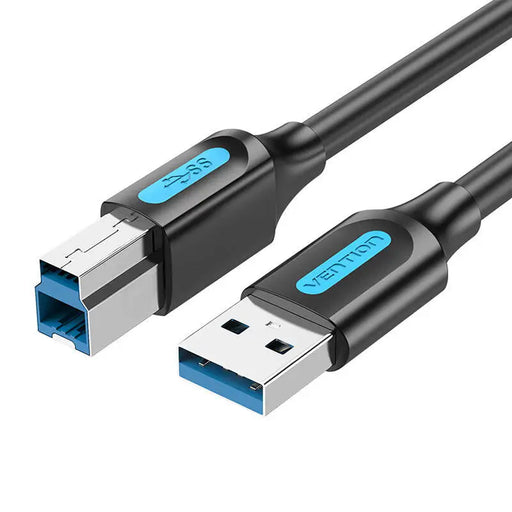 USB 3.0 A to B print cable Vention COOBF 2A 1m Black PVC - USB cables<<<Cables<<<IT Accessories<<<InnproXML