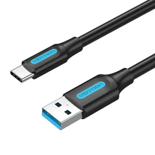USB 3.0 A to USB-C Cable Vention COZBG 3A 1.5m Black PVC - USB to USB-C<<<USB cables<<<GSM Accessories<<<InnproXML