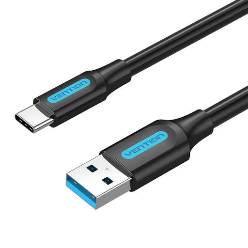 USB 3.0 A to USB-C Cable Vention COZBH 2m Black PVC - USB to USB-C<<<USB cables<<<GSM Accessories<<<InnproXML