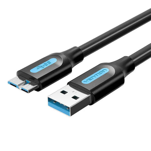 USB 3.0 A to Micro-B cable Vention COPBG 2A 1.5m Black PVC - USB cables<<<Cables<<<IT Accessories<<<InnproXML