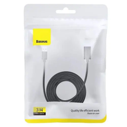 USB 3.0 Extension cable Baseus male to female AirJoy Series 3m (black)