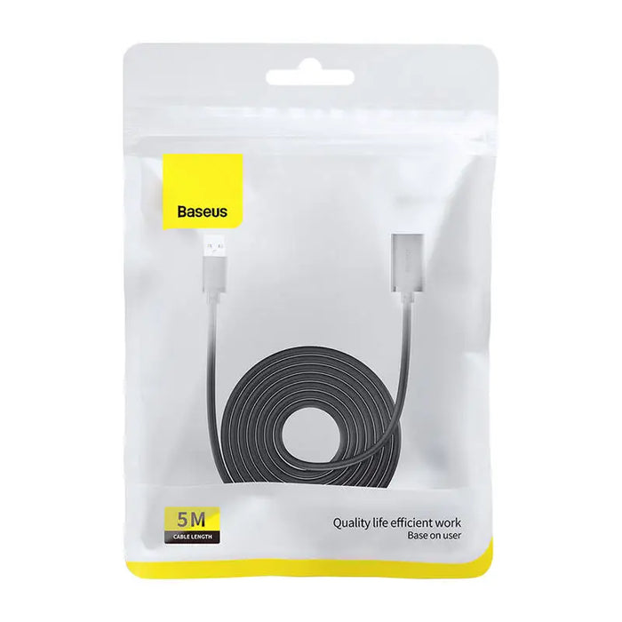 USB 3.0 Extension cable Baseus male to female AirJoy Series 5m (black) - USB cables<<<Cables<<<IT