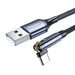 USB-A 3in1 cable Essager EXCCXT-WX0G USB-C/Lightning/Micro 15W 1m (grey) - Combo Cables<<<USB cables<<<GSM